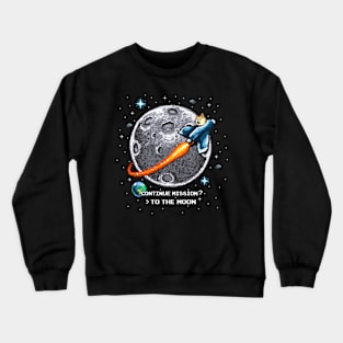 Doge To The Moon Crewneck Sweatshirt